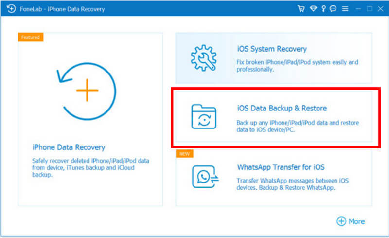 Open iOS-gegevensback-up en -herstel