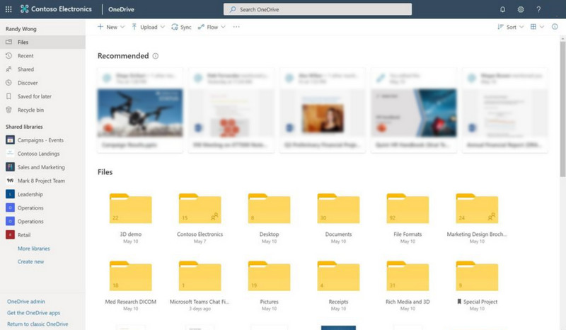 Η Microsoft onedrive