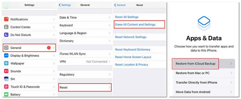 Restore Video from iCloud Backup