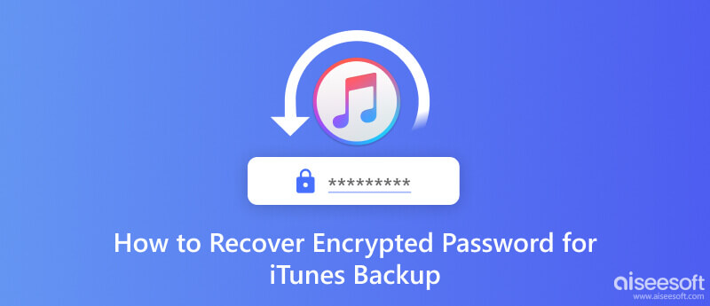 Obnovte zašifrované heslo pro zálohování iTunes