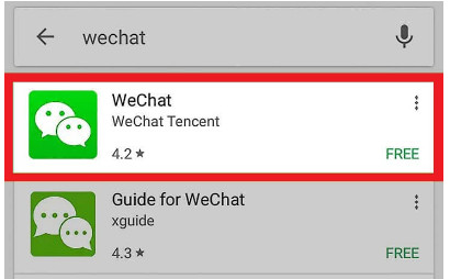 Reinstalla Wechat