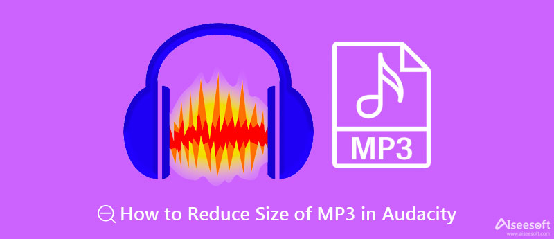 Zmenšete velikost MP3 Audacity