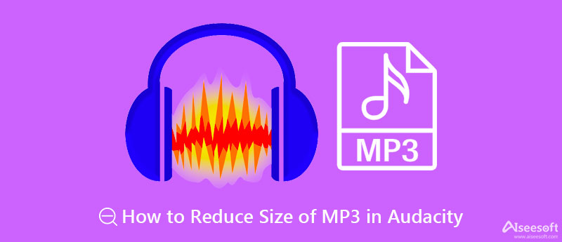 Уменьшить размер MP3 Audacity