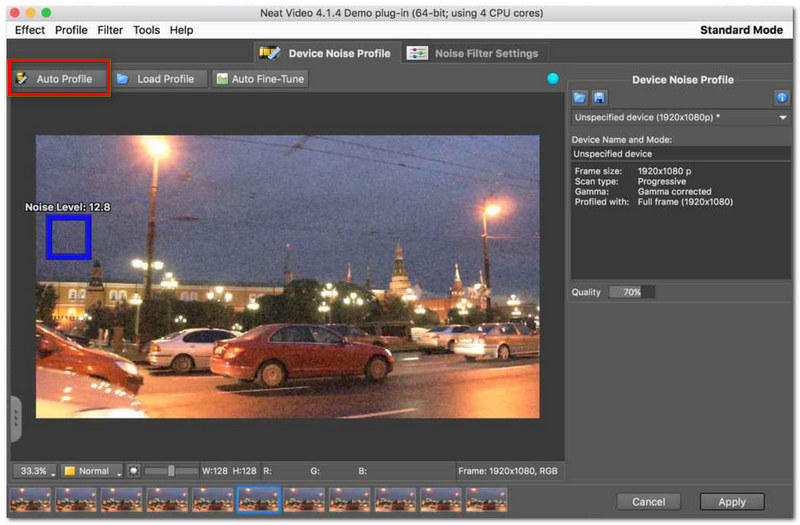 Enable Auto Profile
