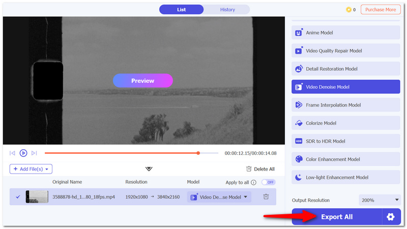 Export All Video