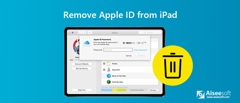 Удалить Apple ID с iPad