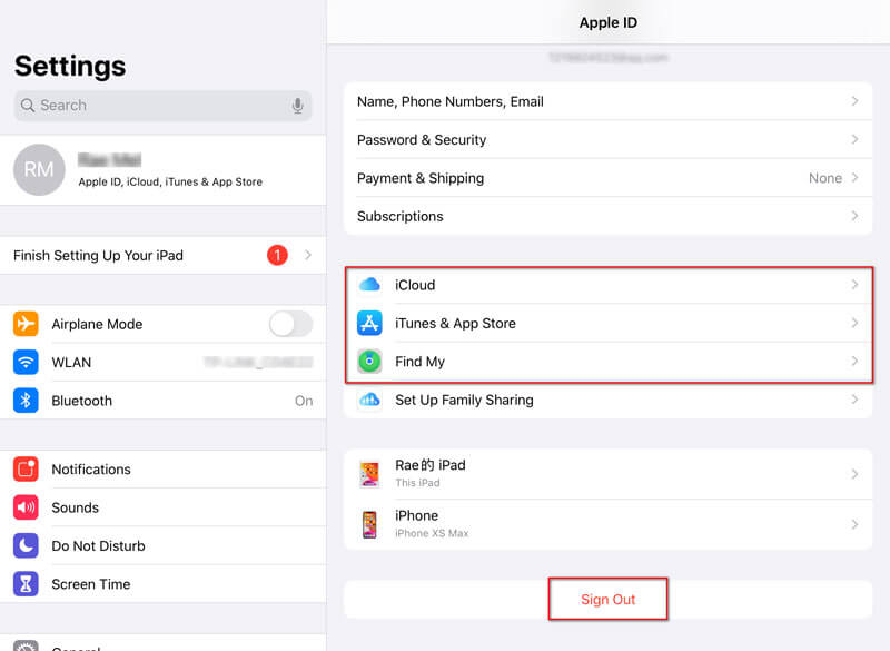 Remove Apple ID On iPad