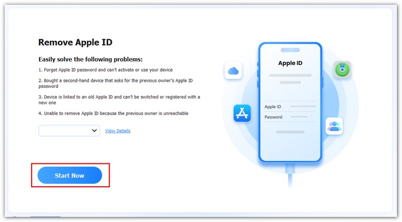 Start Now to Remove Apple Id