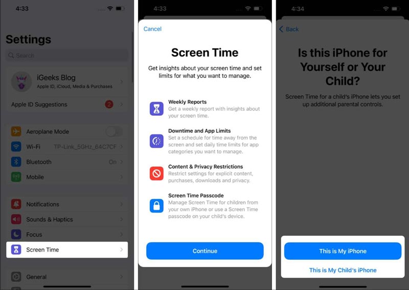 Screen Time on iOS 18/17 16