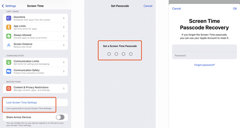Set A Screen Time Passcode on iPhone