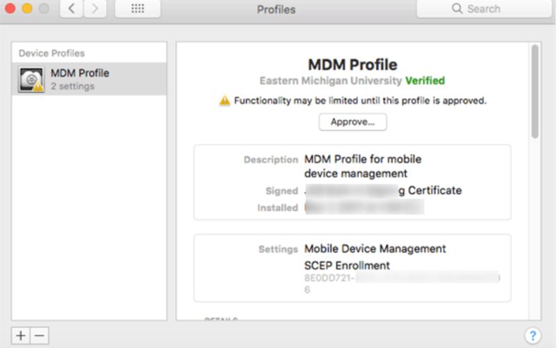 Remove MDM Profile