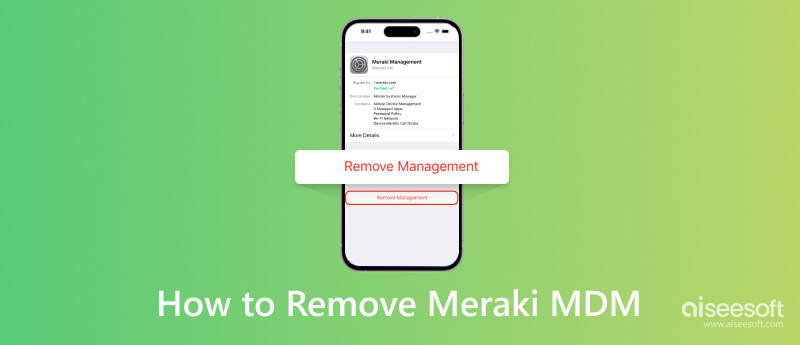 Távolítsa el a Meraki MDM-et