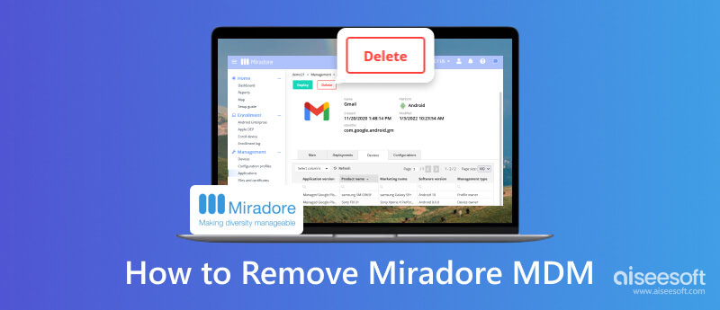 Miradore MDM verwijderen