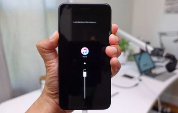 how to put iphone 7 plus into itunes mode