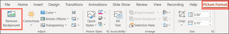 Remove Picture Background Within PowerPoint