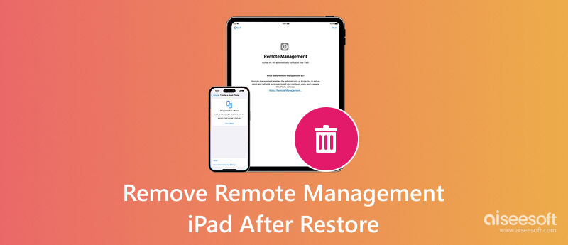 Remove Remote Management Ipad After Restore