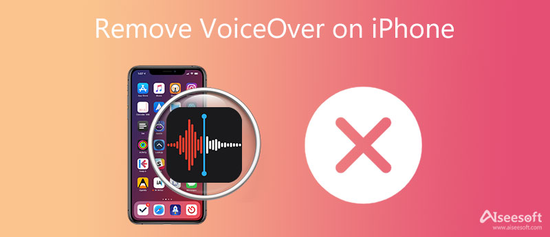 在 iPhone 上删除 VoiceOver