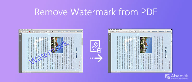 Watermerk verwijderen uit PDF