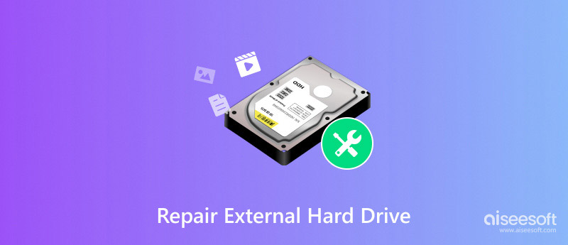 Reparer ekstern harddisk