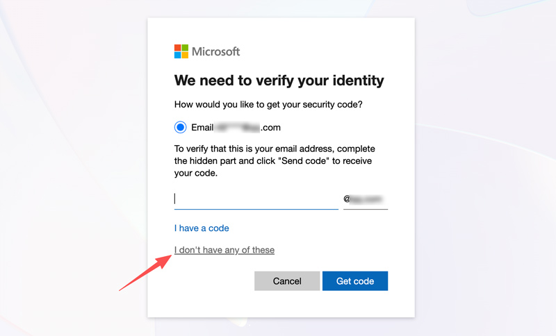 Hotmail Password Reset Verify Identify