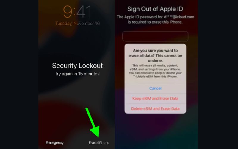 Erase Iphone Lock Screen