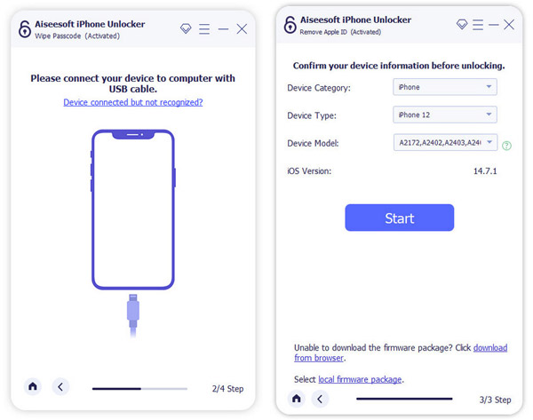 Connect And Confirm Device Information