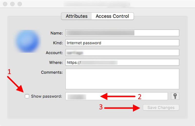Обновить изменить пароль в связке ключей