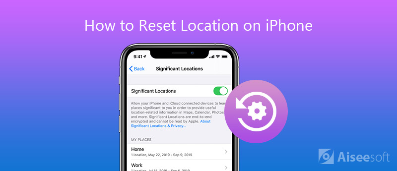 Сбросить местоположение на iPhone