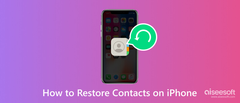 Restore Contacts on iPhone