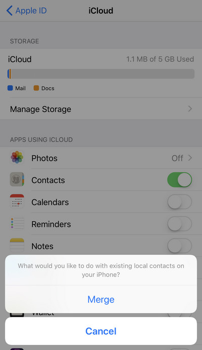 Återställ iCloud Backup till iPhone