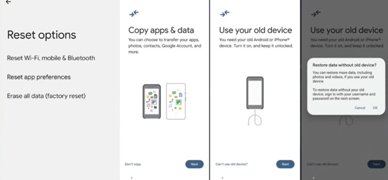 Restore Message from Google Backup