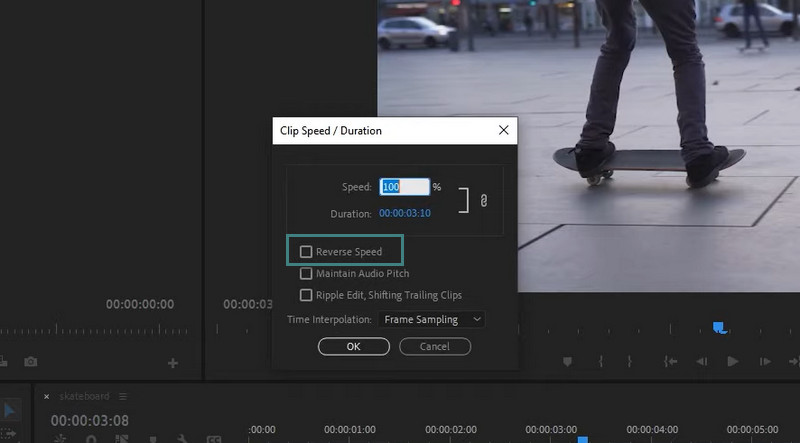 Reverse Video in Premiere