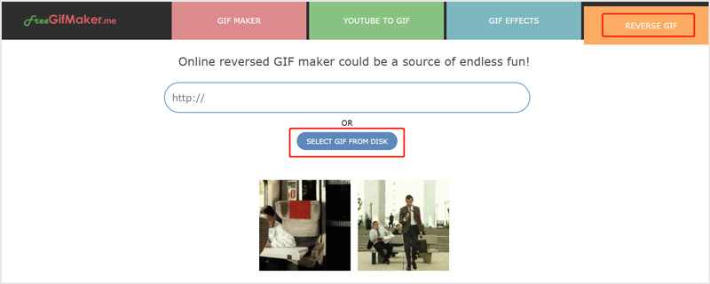 FreeGifMaker Me Ters Çevirici GIF