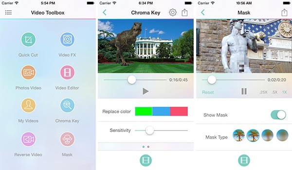 reverse video in imovie iphone