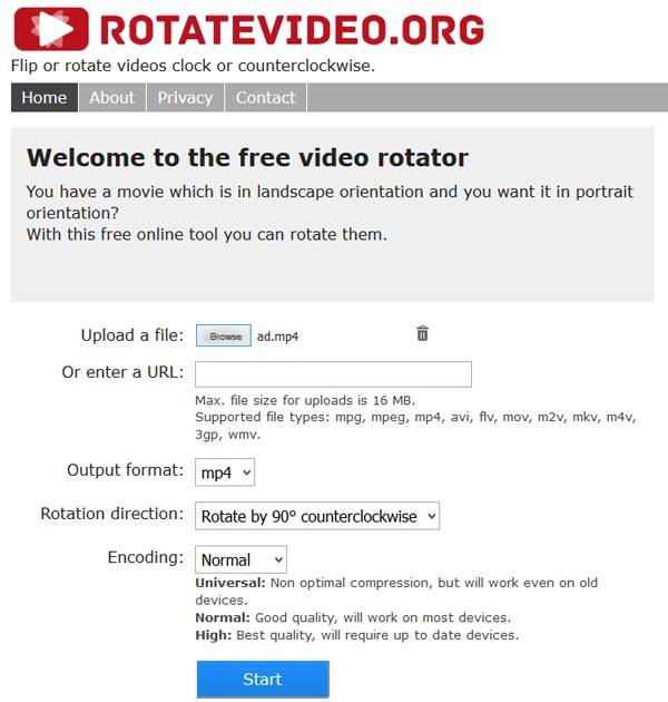 Roter en video