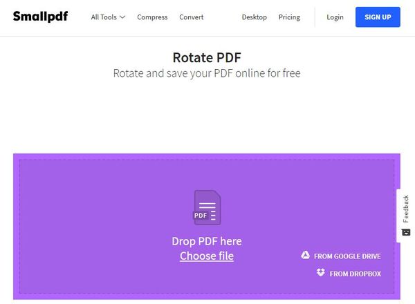 online rotate pdf document