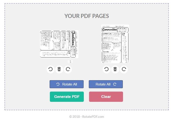 Rotate PDF