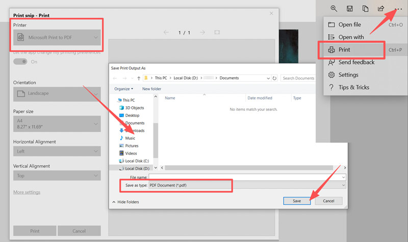 Microsoft Print To Pdf Feature Windows