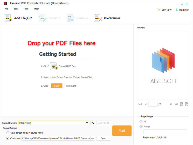 Drop PDF File Here