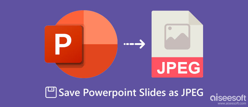 Sla PowerPoint-dia's op als JPEG
