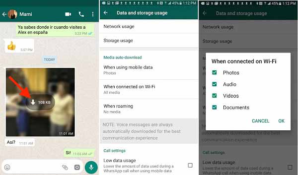 WhatsApp Android'i kaydedin