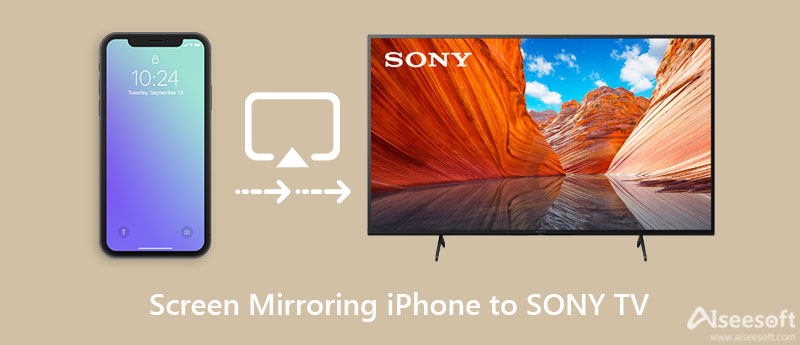 Screen Mirror iPhone til Sony TV