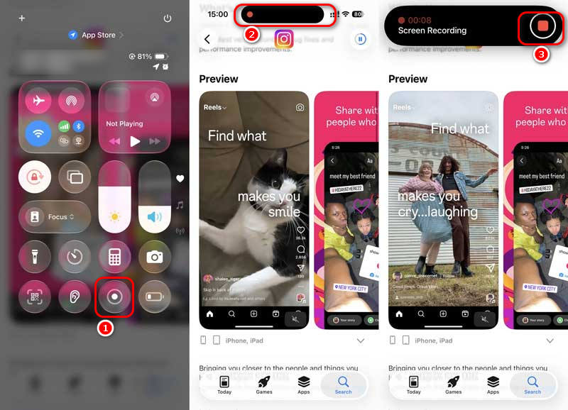 Record Instagram Story On Ios
