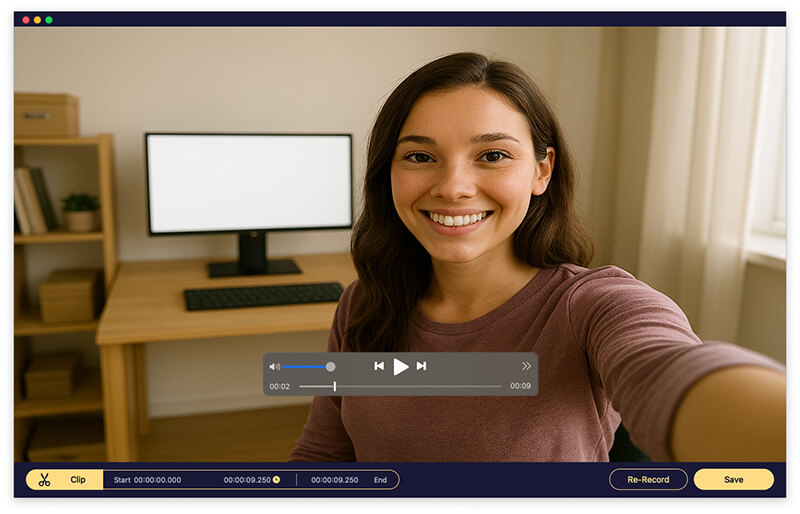 Preview Edit MAC Webcam Recording