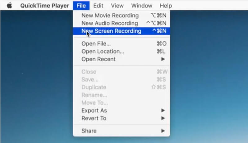 Quicktime New Recording