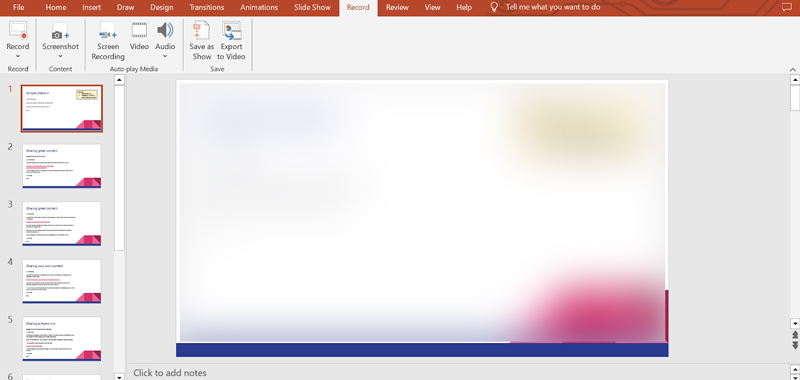 Screen Record On Windows 11 Using Powerpoint