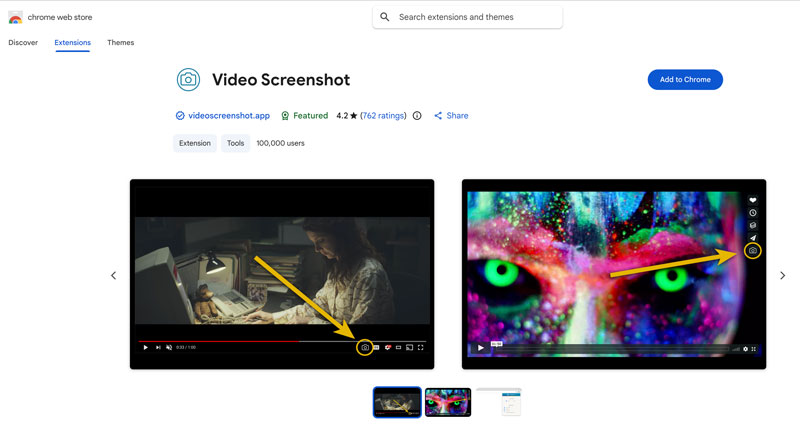 Video Screenshot Extension For Google Chrome