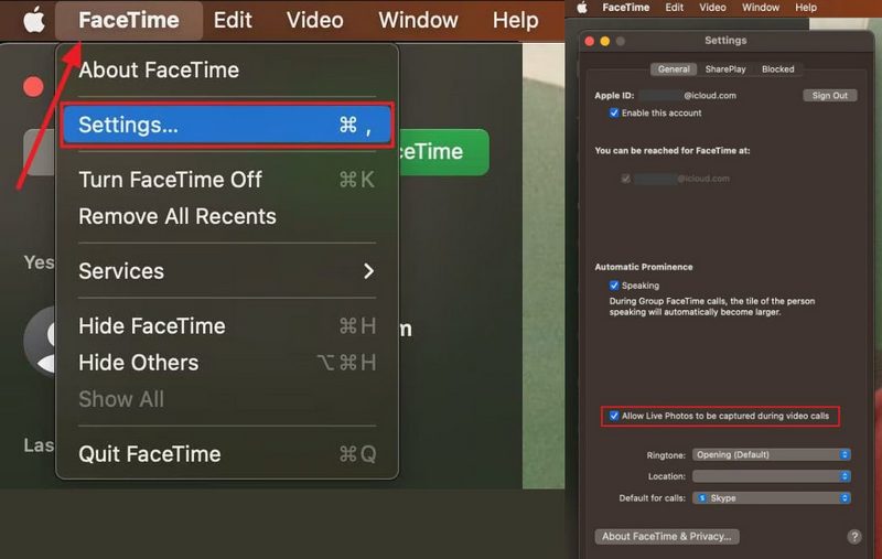 Enable Allow Live Photos