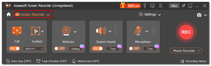 Select Screen Recorder