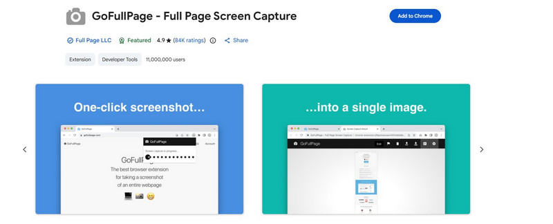 Install Gofullpage on Chrome